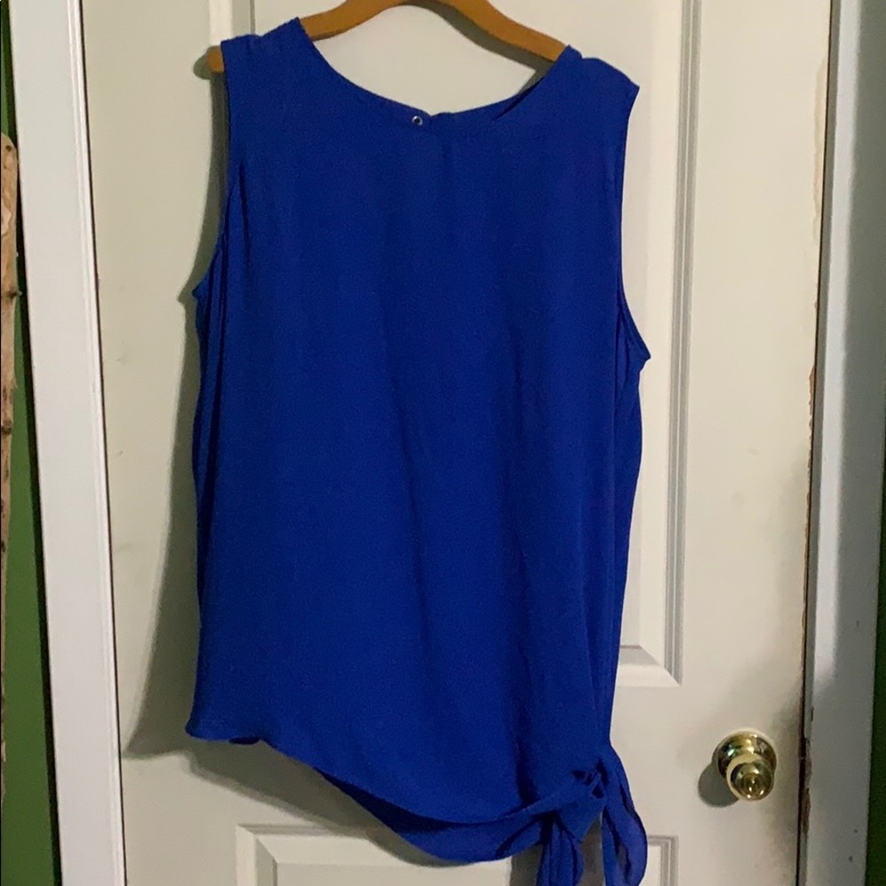 COPY - Royal blue Nyguard sleeveless top